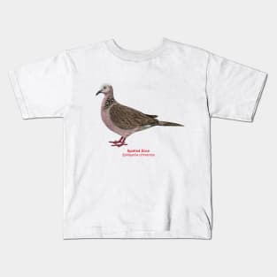 Spotted Dove | Spilopelia chinensis Kids T-Shirt